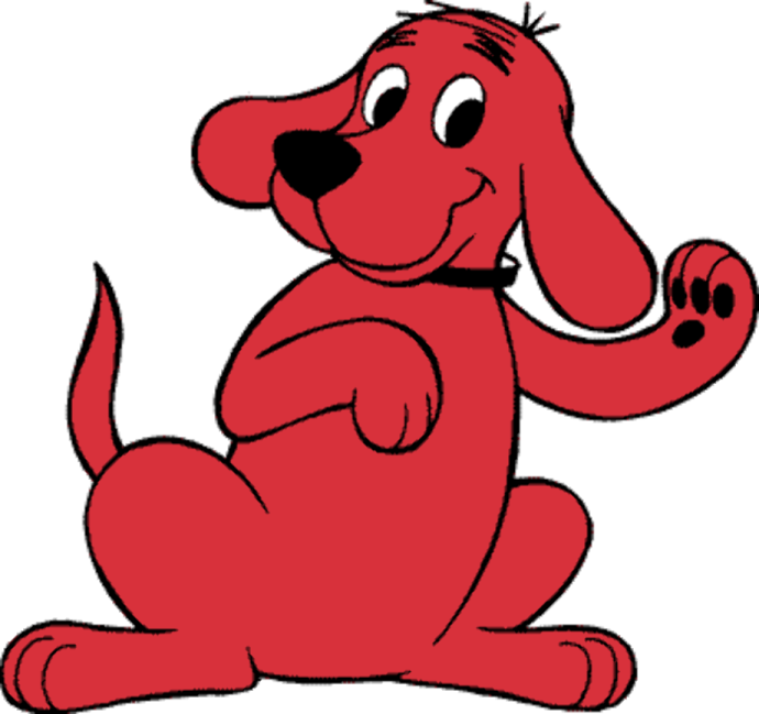 clifford the dog clipart