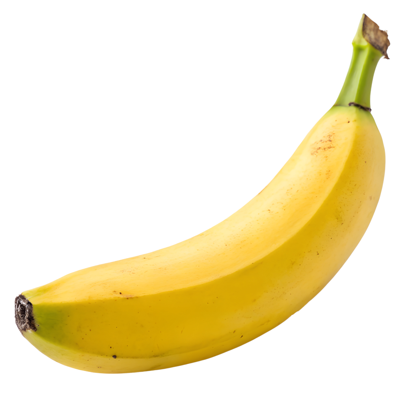 a banana on a white background
