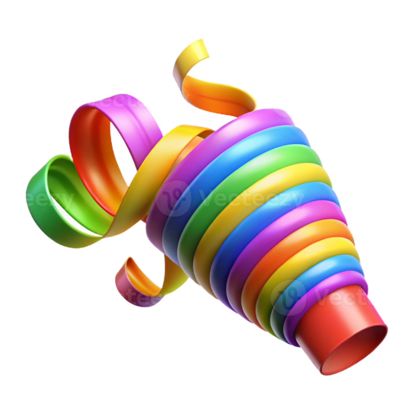 an image of a rainbow colored object