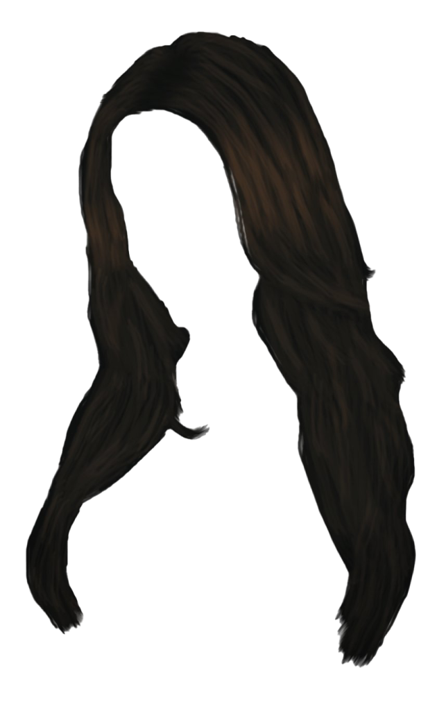 a drawing of a woman's hair