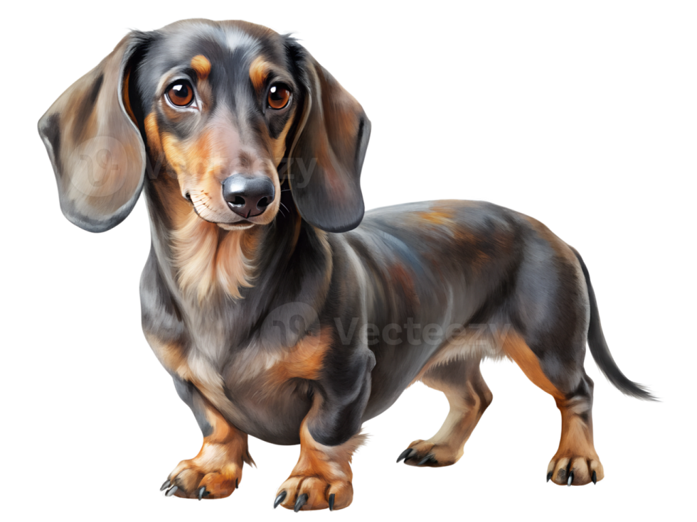 a drawing of a day dog