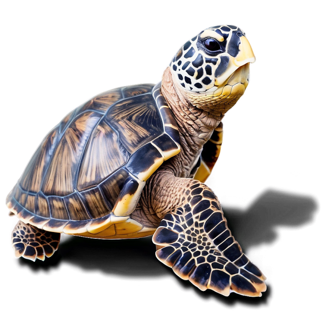a turtle on a white background