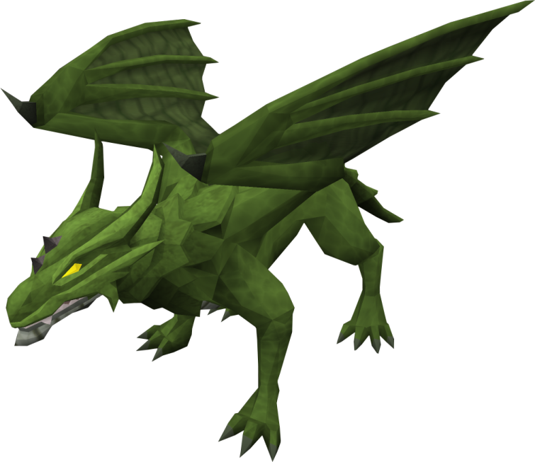 a green dragon flying through the air