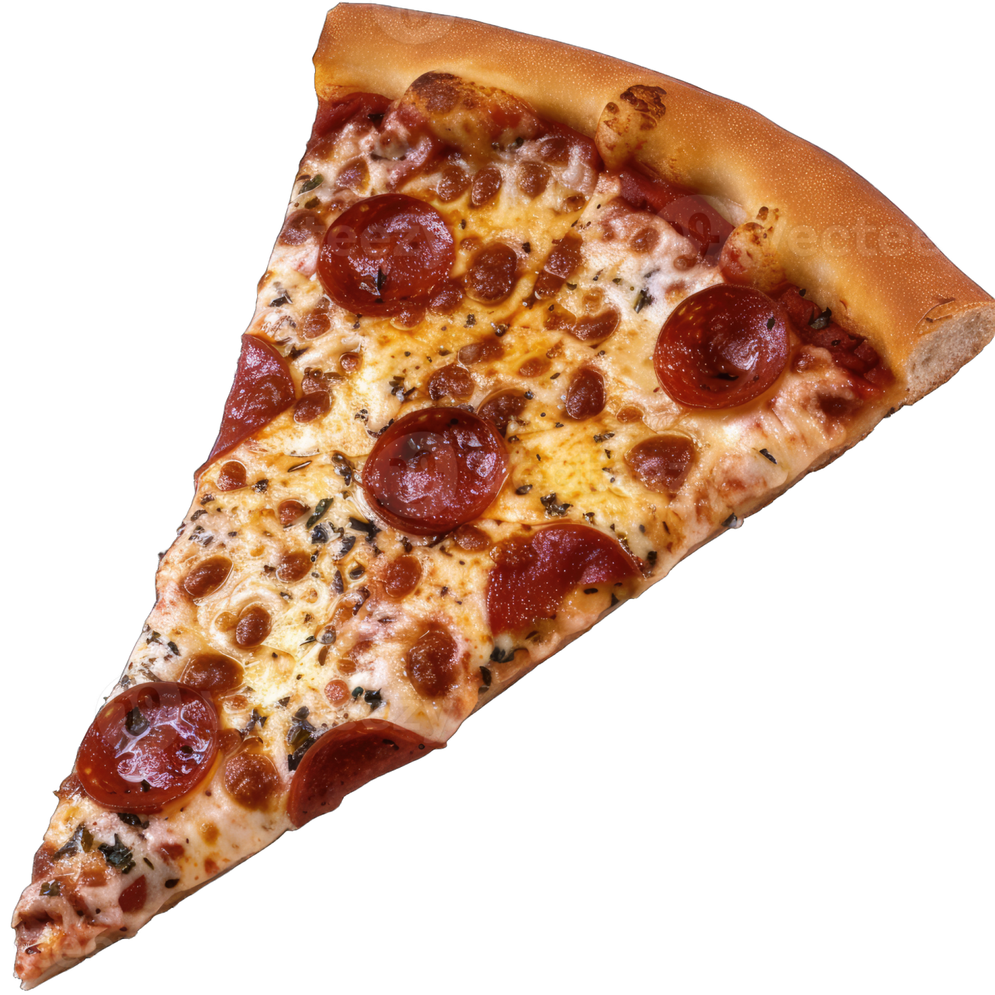 a slice of pepperonie pizza