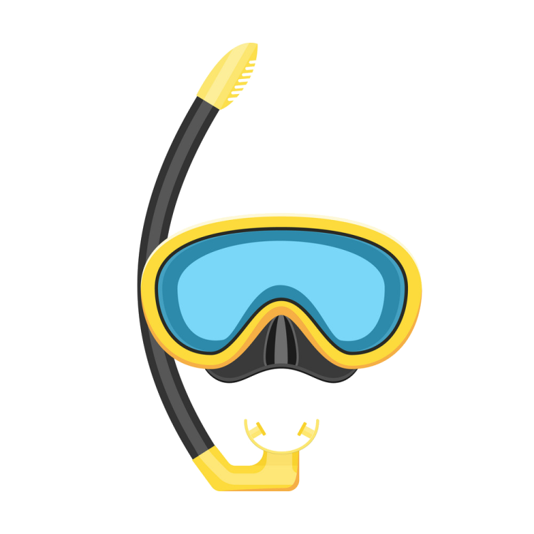 a scuba mask with goggles on it