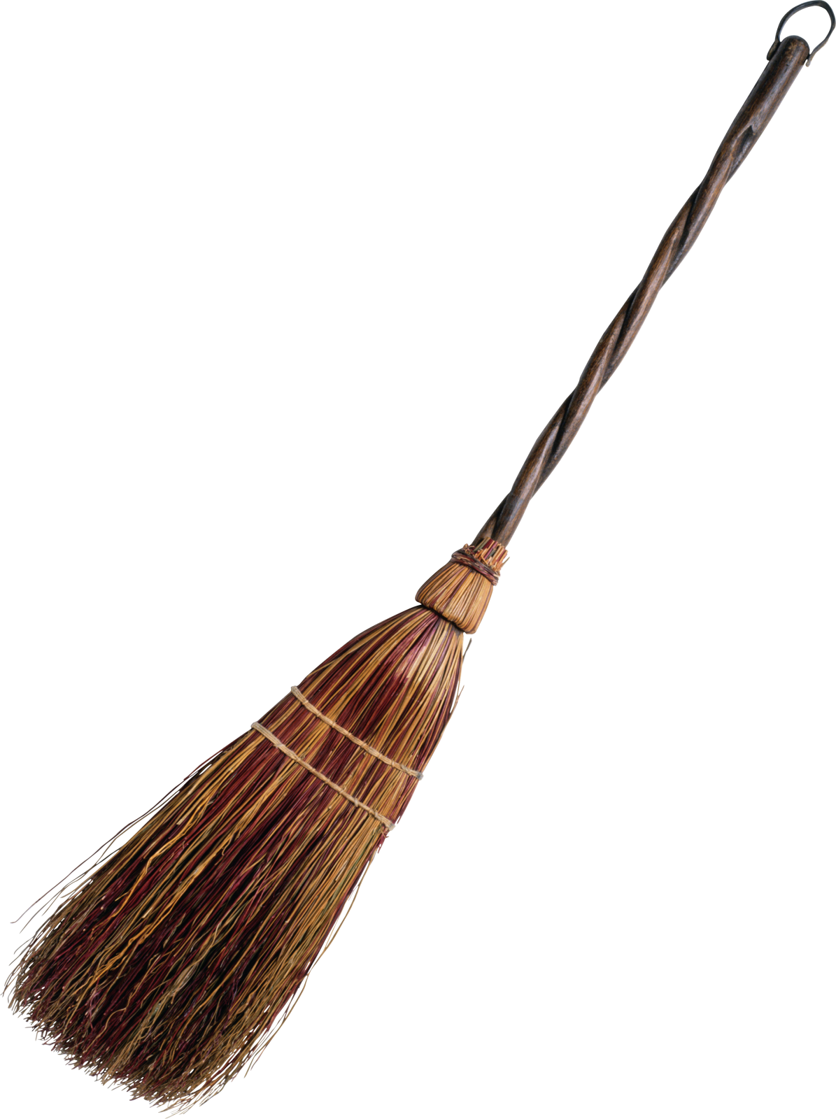 a broom on a white background