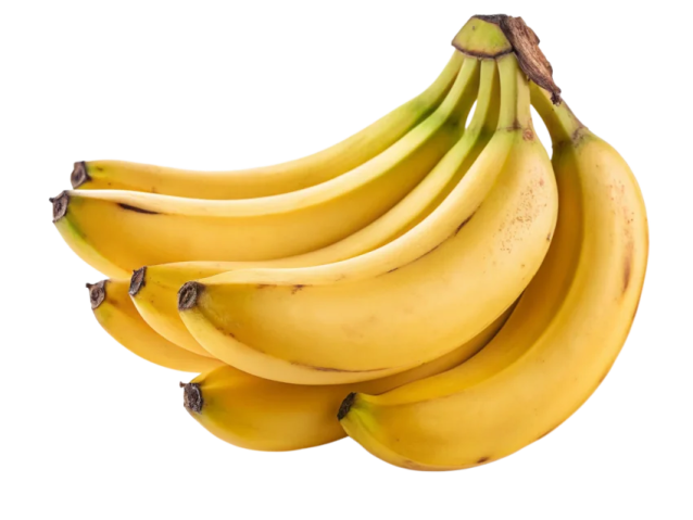 a bunch of bananas on a white background