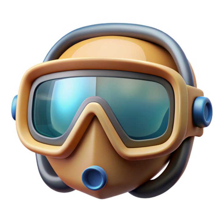 an image of a mask and goggles
