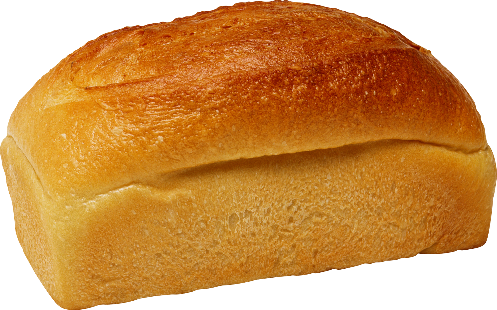 a loaf of bread on a white background