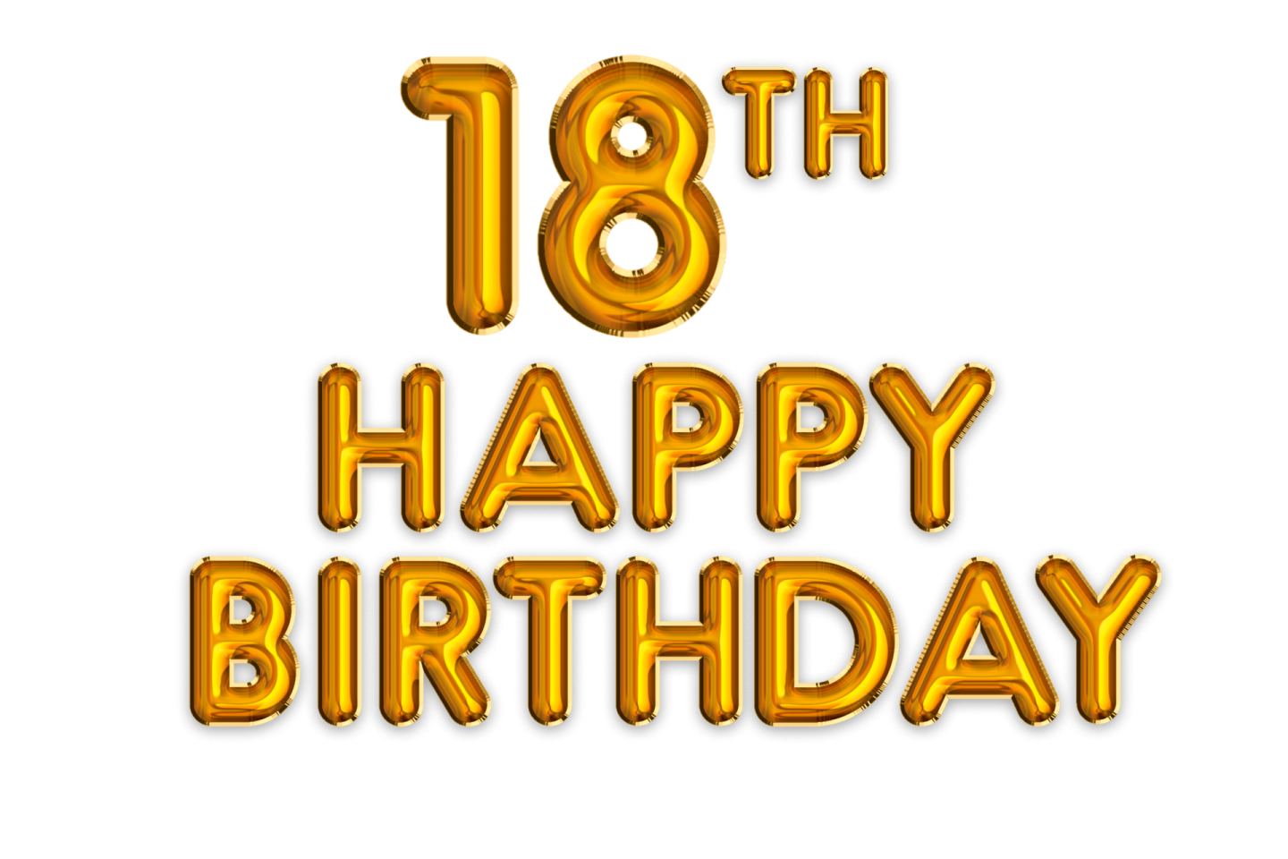 happy 18th birthday balloons