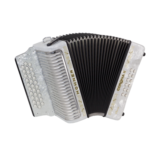 a close up view of an accordion
