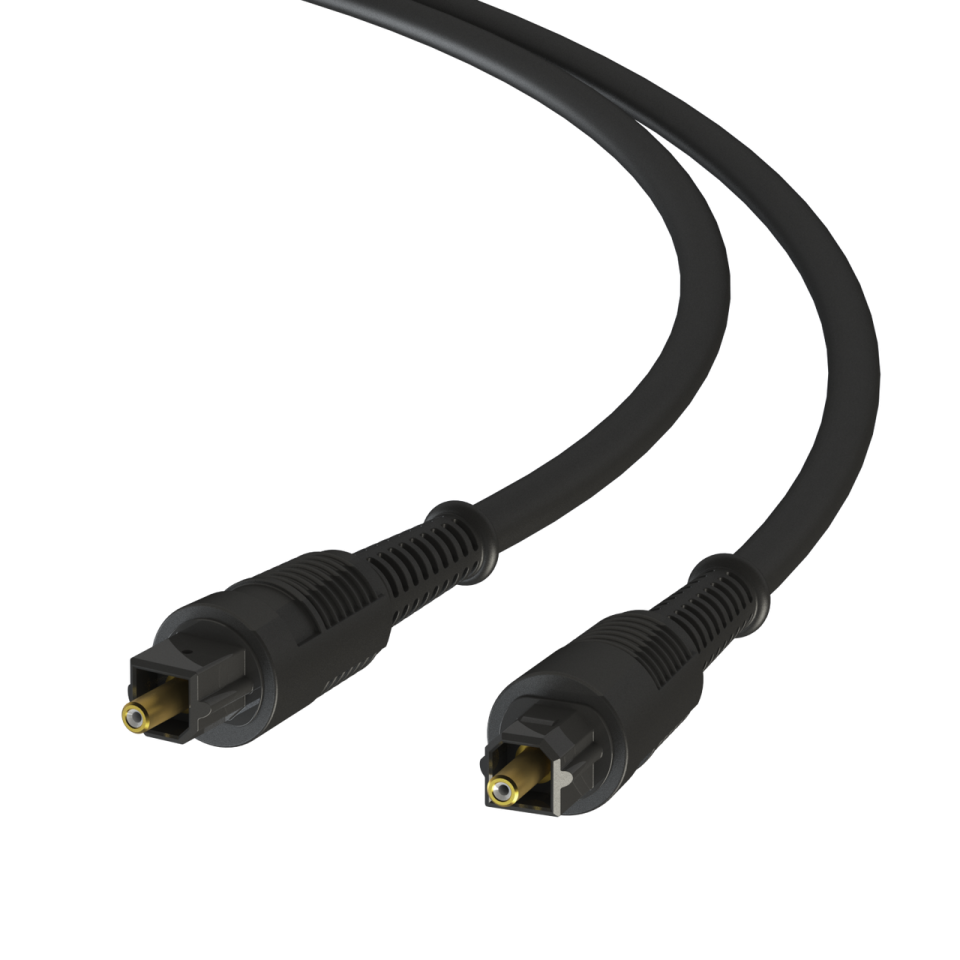 a black hd cable on a white background