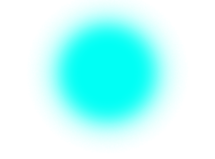 a blue circle on a white background