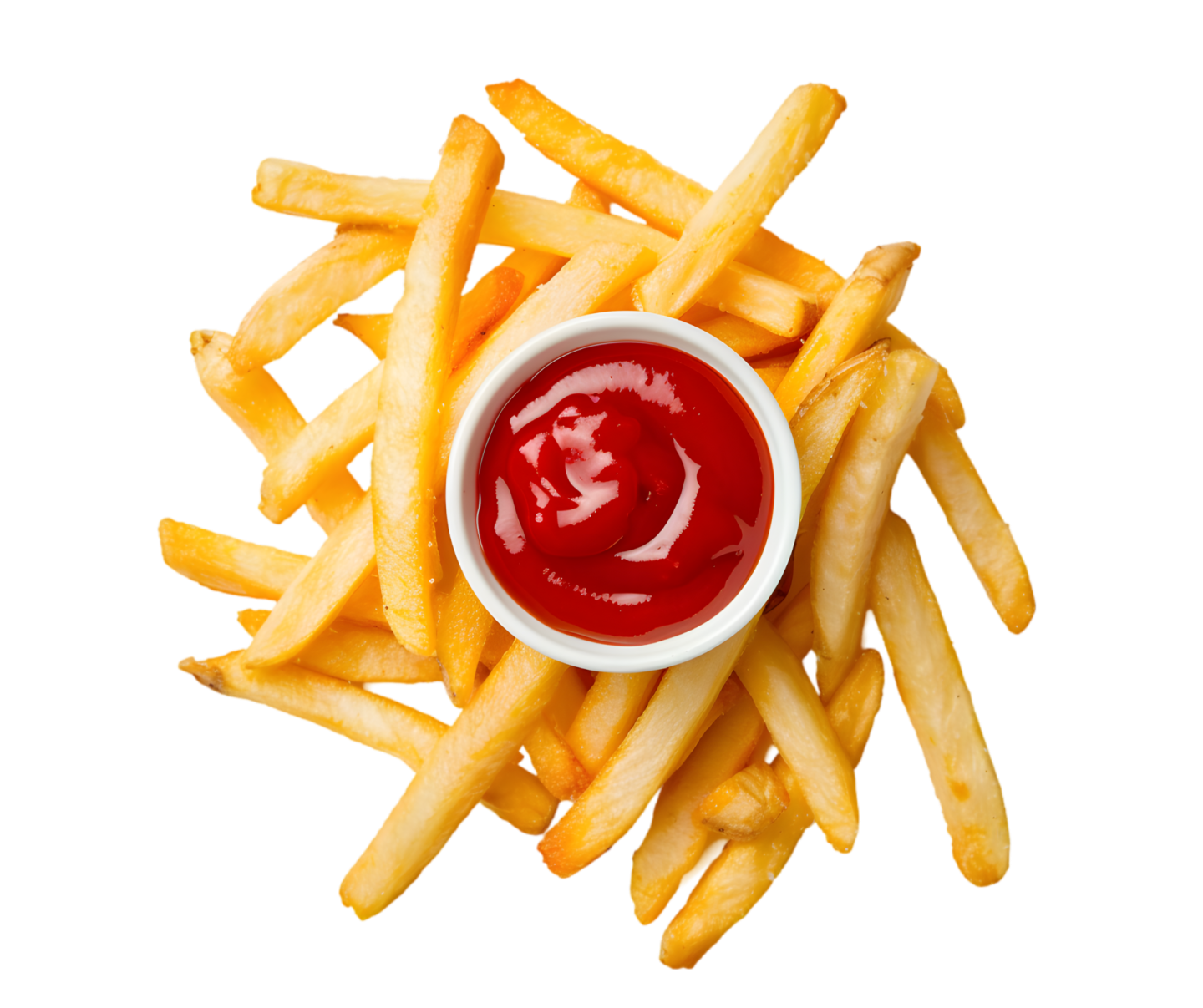 a pile of french fries