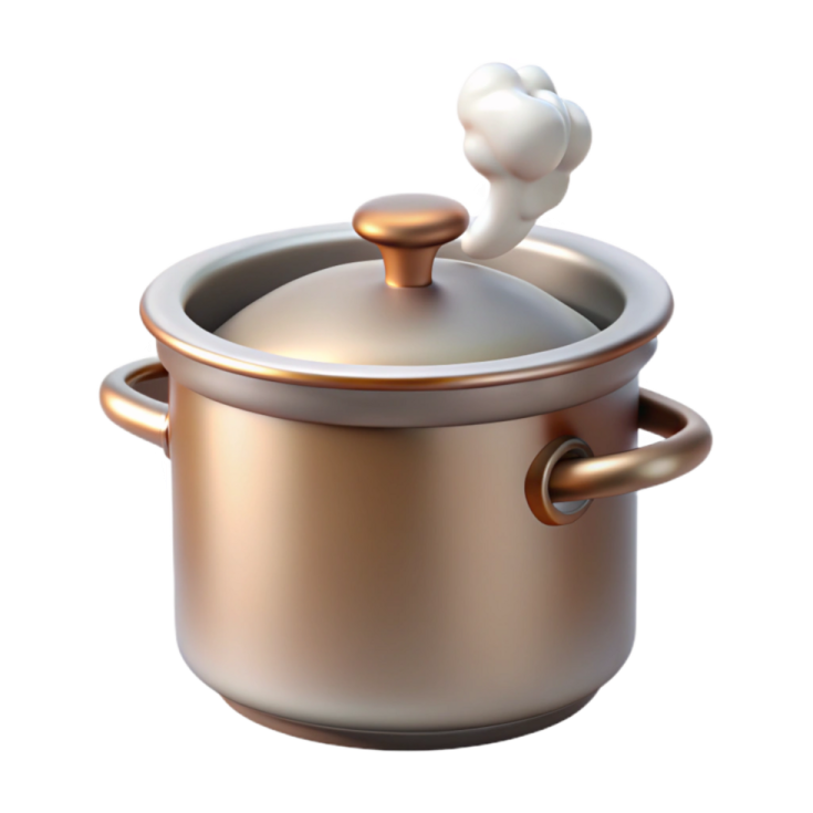 an image of a pot with a spoon