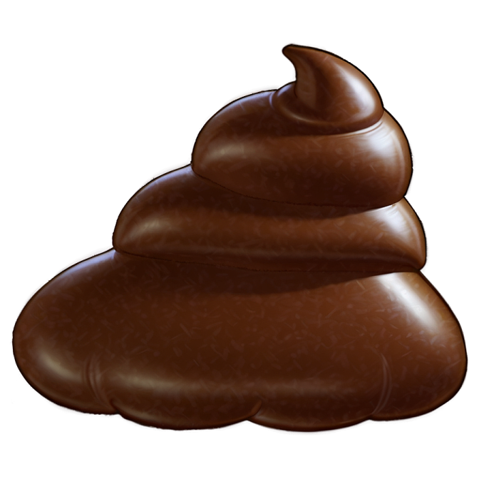 a pile of chocolate
