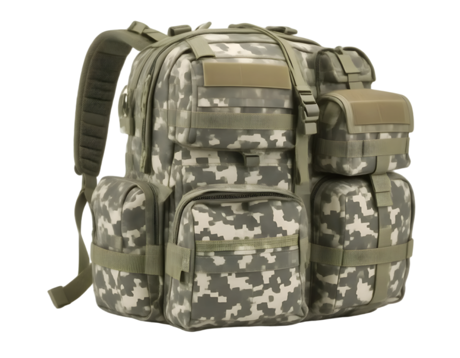 an image of a camouflage backpack