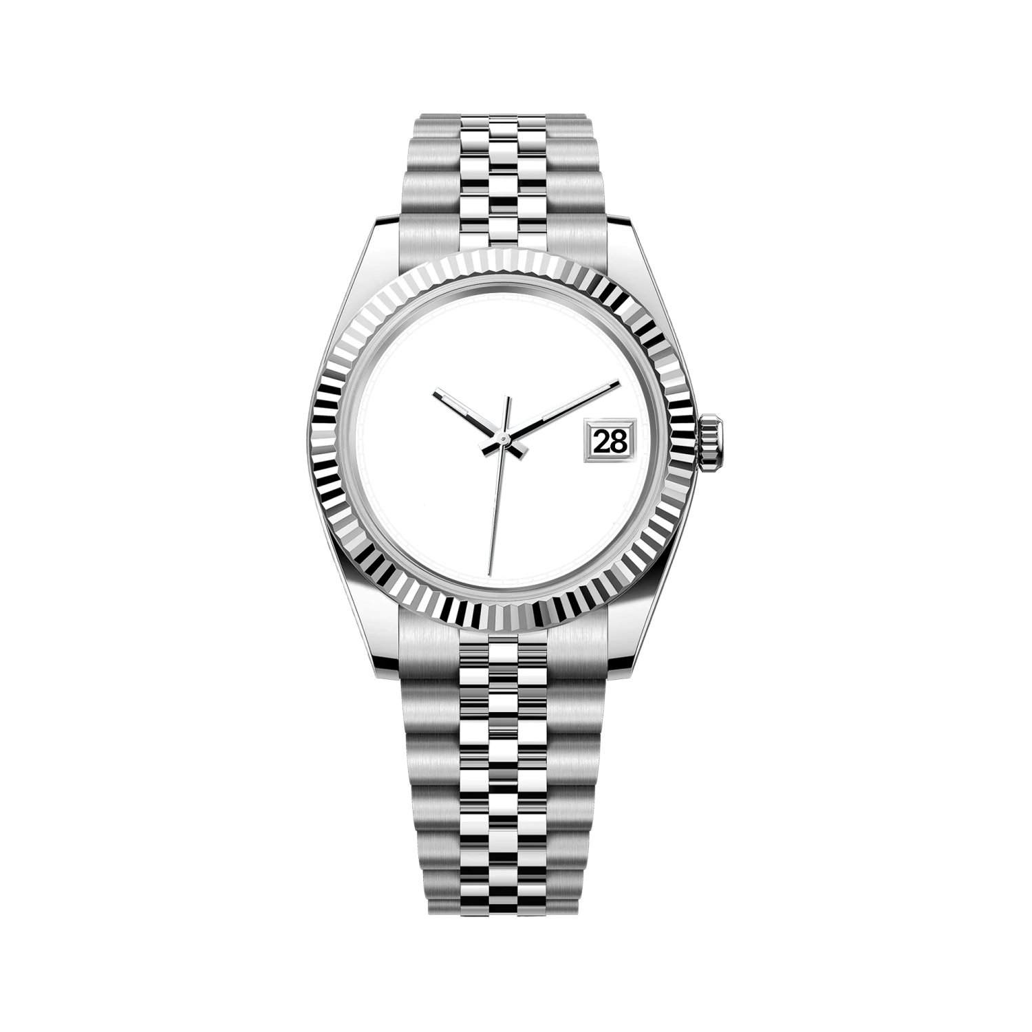 a watch on a white background