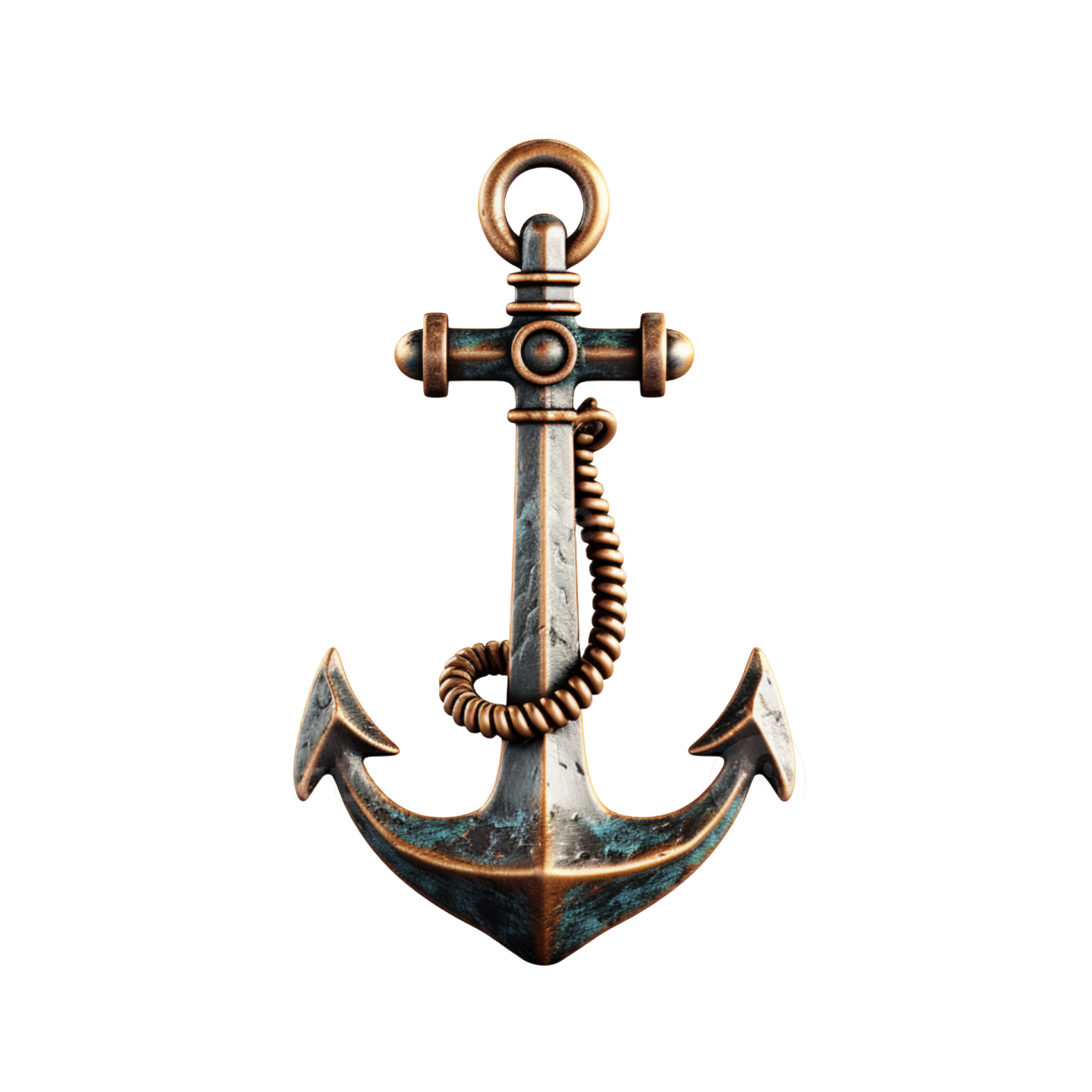 an anchor on a white background