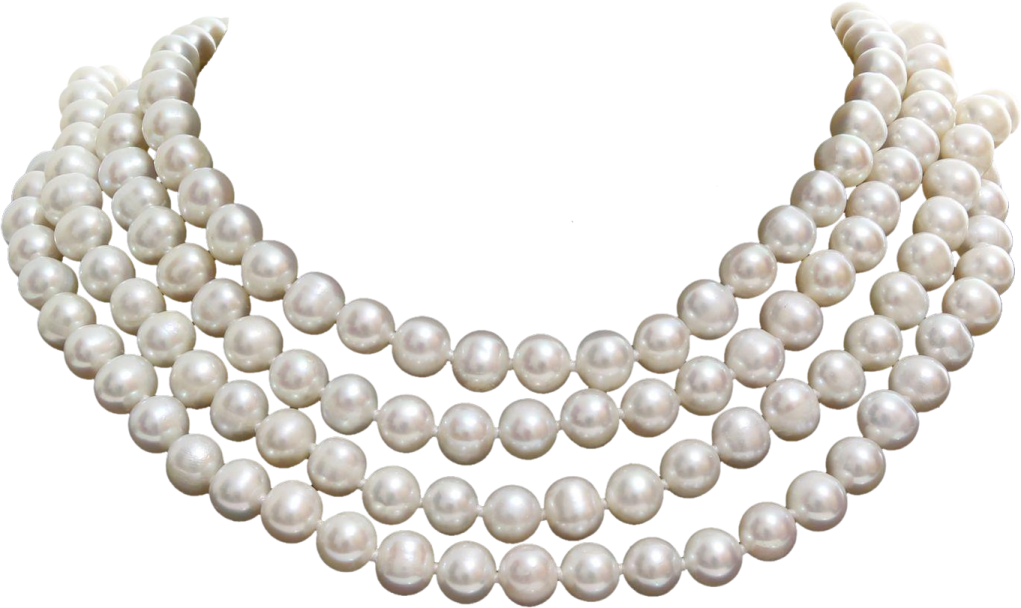 a white cultured pearl necklace