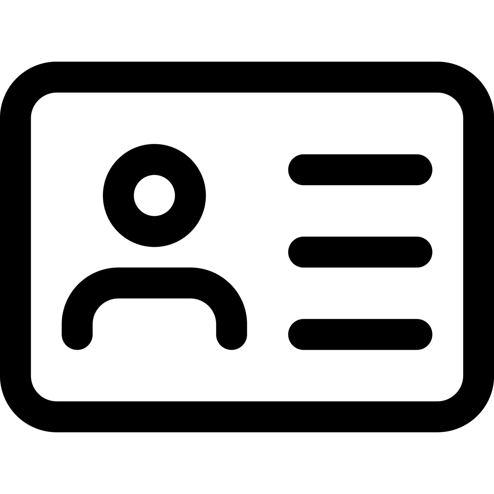a black and white icon of a credit card