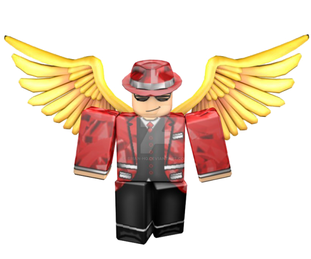 a lego figure with wings and a red jacket