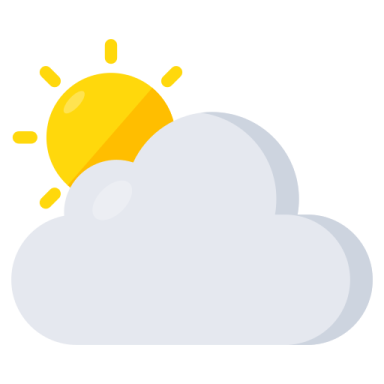 a cloud with the sun behind it