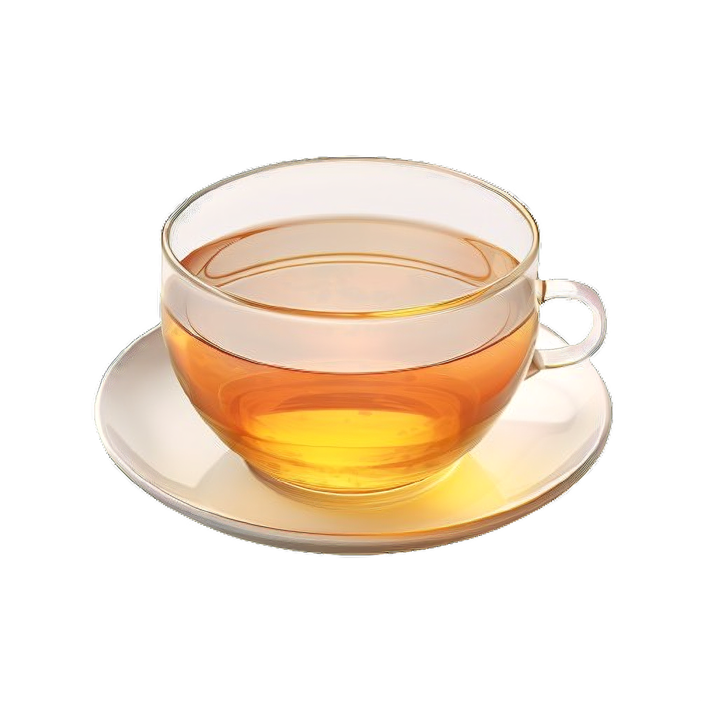 a cup of tea on a saucer