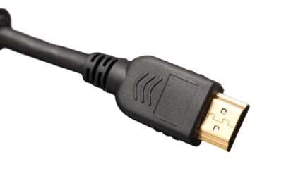 a usb cable with a gold plated connector