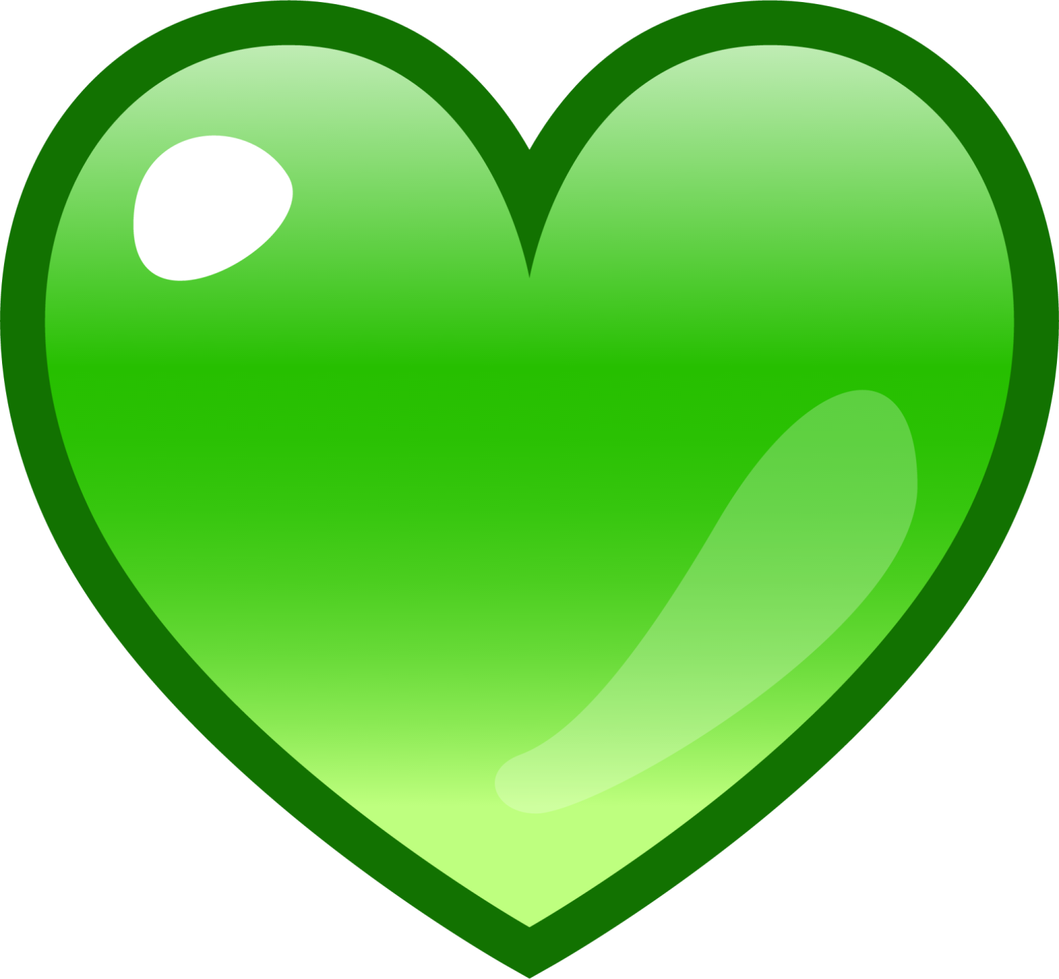 a green heart