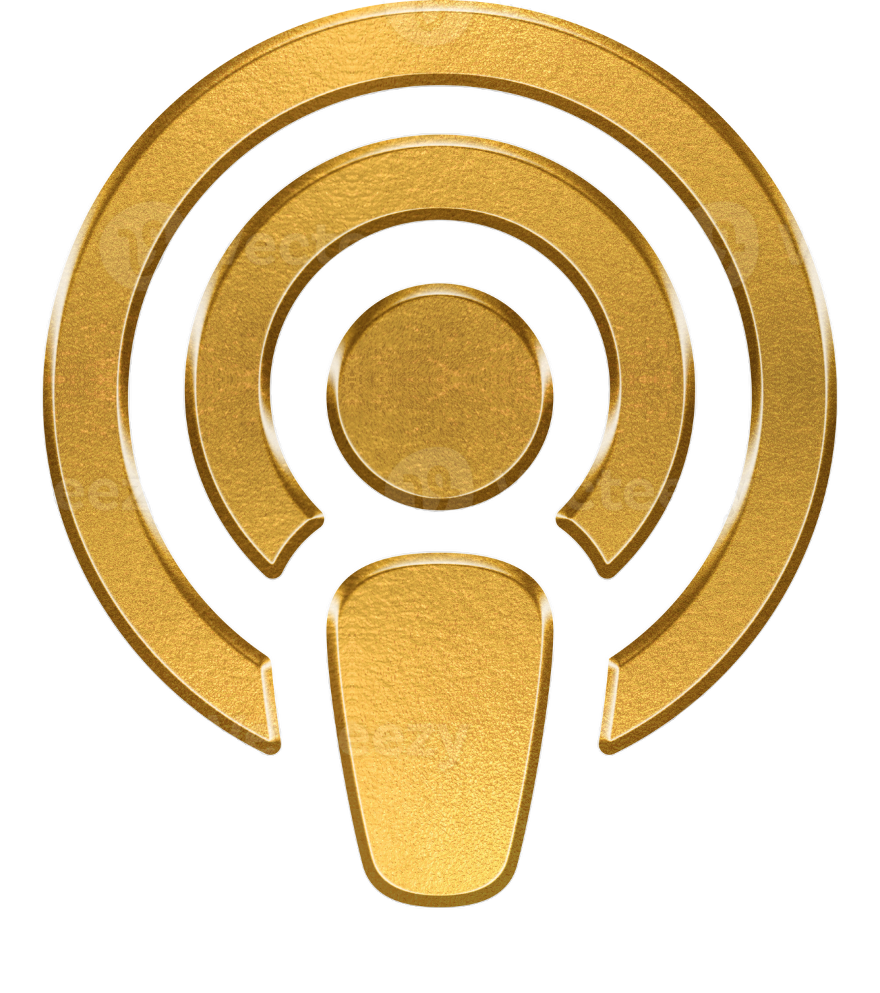 an image of a golden symbol on a white background