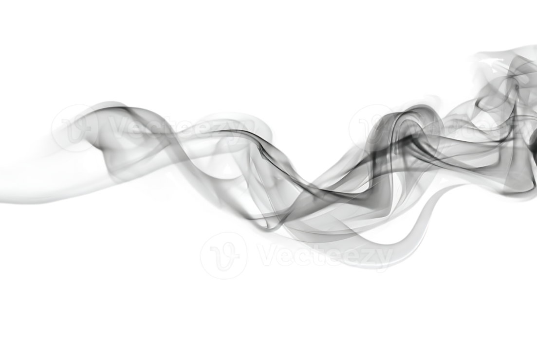 smoke on a white background