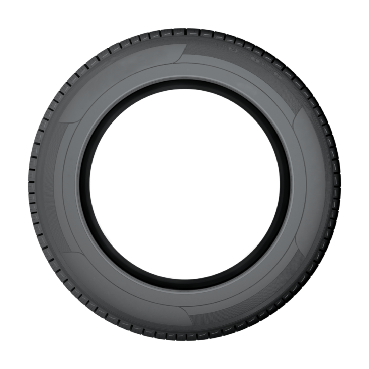 a tire on a white background