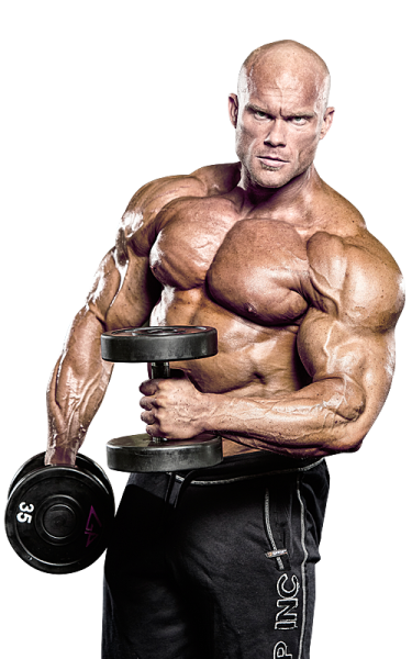 a man in black shorts holding a dumb