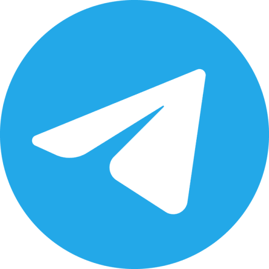 a blue circle with an arrow icon