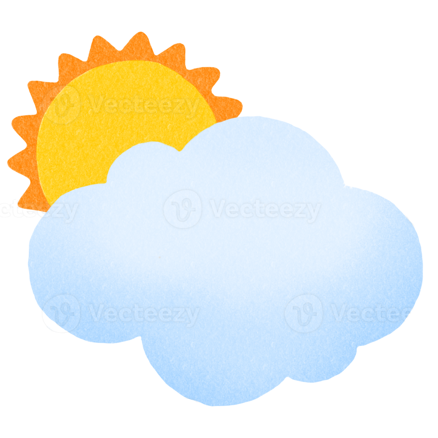 sun and cloud clipart