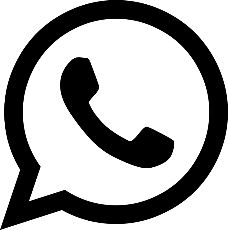 a black and white icon of a phone