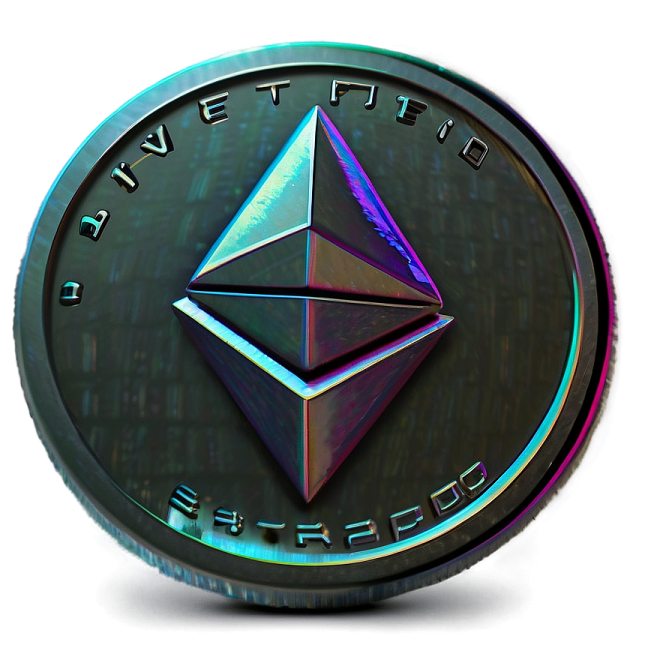 the ether logo on a white background
