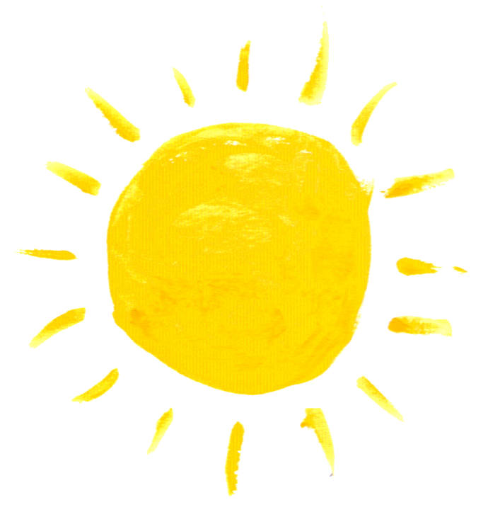 an image of a sun on a white background