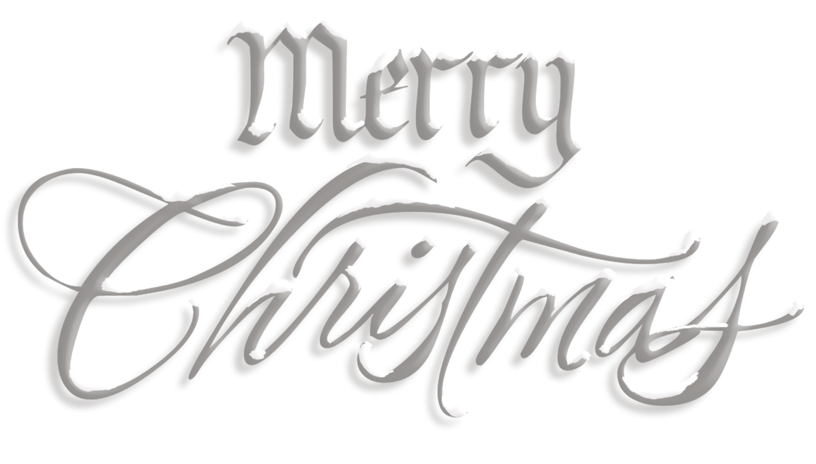 the words merry christmas on a white background