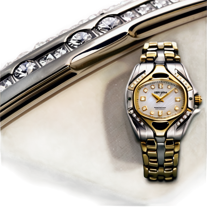 a watch sitting on top of a white surface