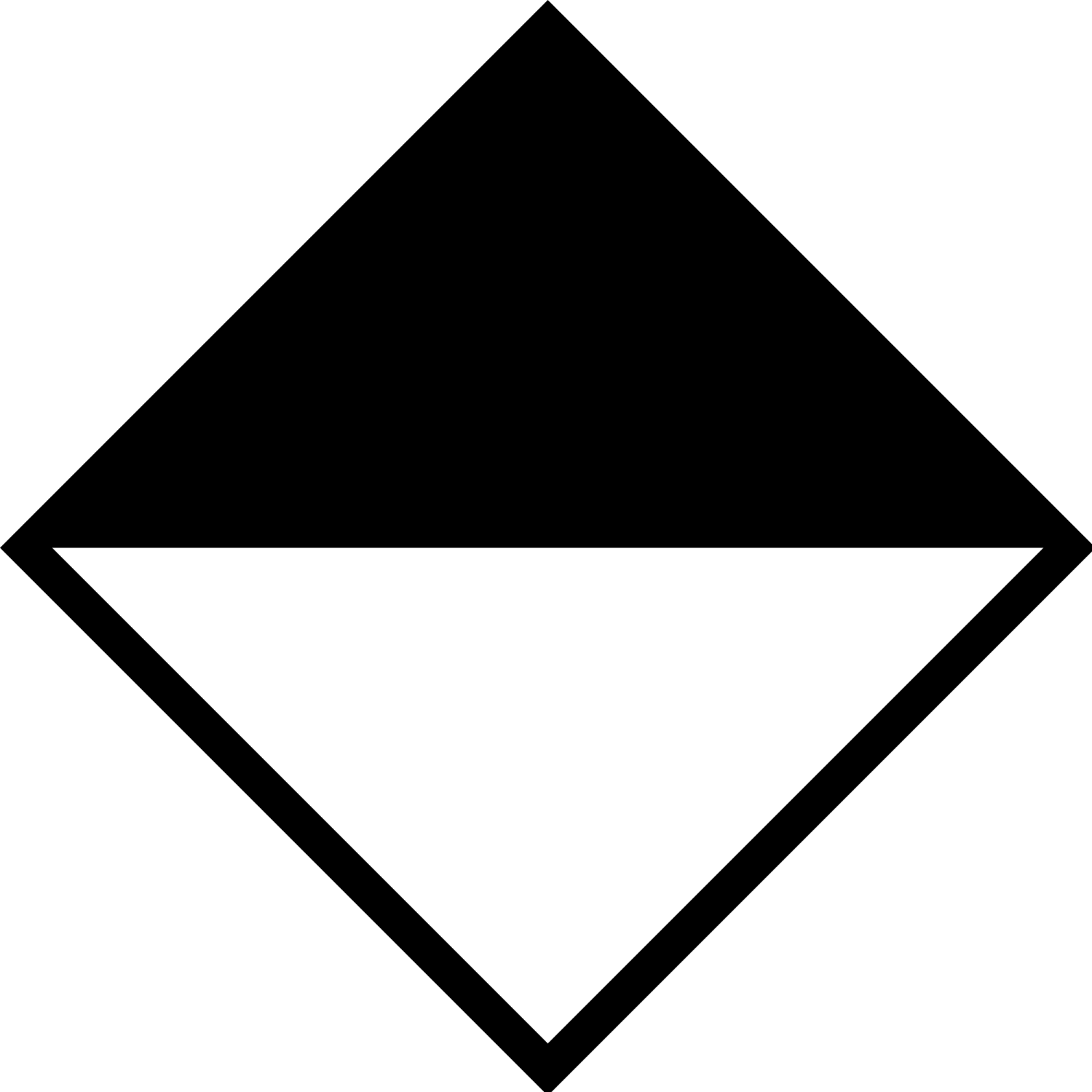 a black and white image of a diamond