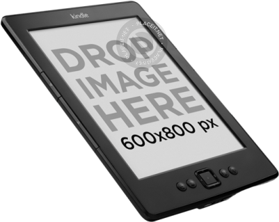 a black kind case with the text drop image here on it