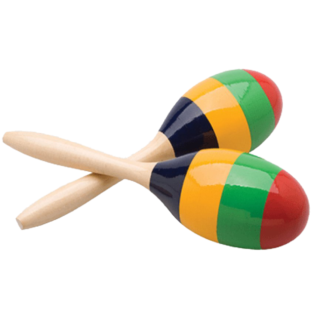 two maraos on a white background
