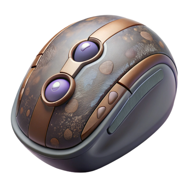 a computer mouse on a white background