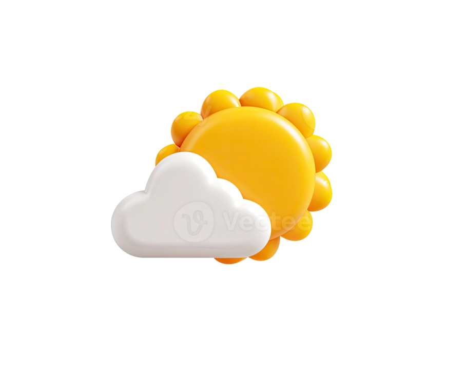 a yellow and white cloud on a white background