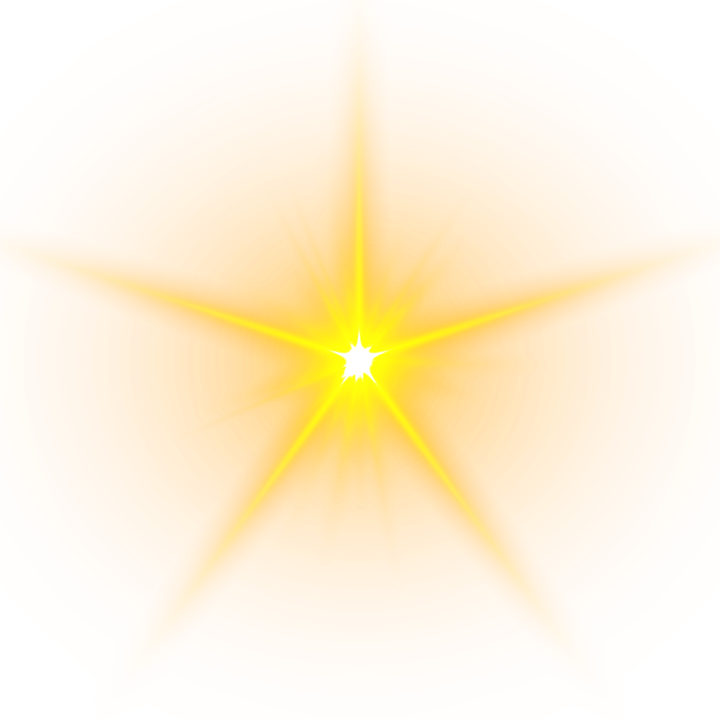 a yellow star on a white background