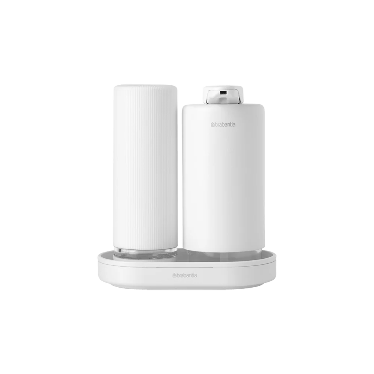 an image of a white device holder