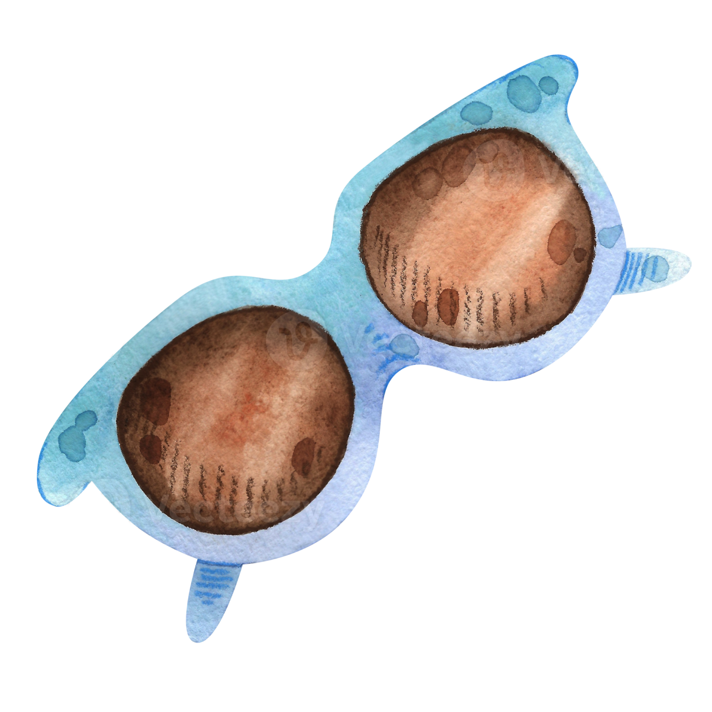 a pair of sunglasses with brown lenses