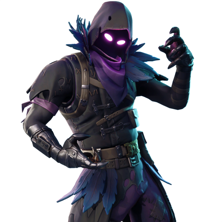 an image of a man in a black suit with purple light on his face